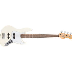 Standard Jazz Bass®, Laurel Fingerboard, White Pickguard, Olympic White