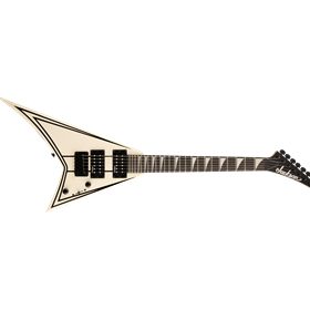JS Series RR Minion JS1XM, Amaranth Fingerboard, Snow White with Black Pin Stripes