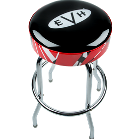 EVH™ Logo Barstool with Striped Trim, 30"