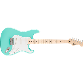 Squier Sonic® Stratocaster® HT, Maple Fingerboard, White Pickguard, Sea Foam Green
