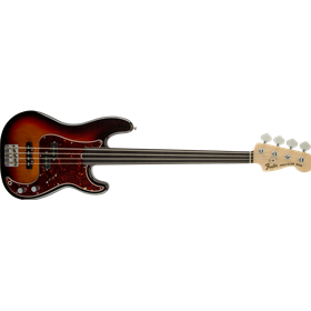 Tony Franklin Fretless Precision Bass, Ebony Fingerboard, 3-Color Sunburst
