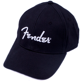 Fender® Spaghetti Logo Hat, Black, One Size Fits Most