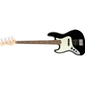 American Pro Jazz Bass® Left-Hand, Rosewood Fingerboard, Black
