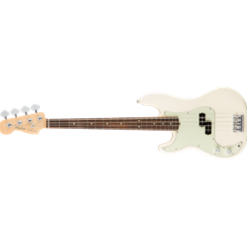 American Pro Precision Bass Left-Hand, Rosewood Fingerboard, Olympic White