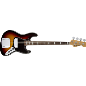 American Vintage '74 Jazz Bass, Bound Round-Laminated Rosewood Fingerboard, 3-Color Sunburst