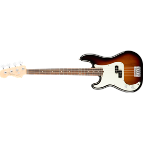 American Pro Precision Bass Left-Hand, Rosewood Fingerboard, 3-Color Sunburst