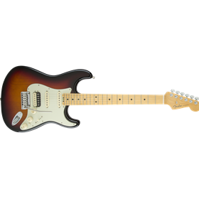 American Elite Stratocaster HSS ShawBucker, Maple Fingerboard, 3-Color Sunburst