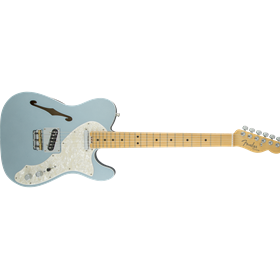 American Eilte Telecaster Thinline, Maple Fingerboard, Mystic Ice Blue