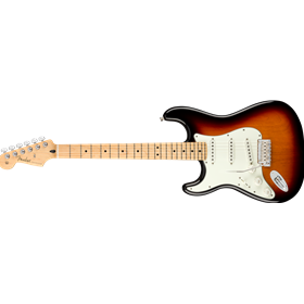 Player Stratocaster® Left-Handed, Maple Fingerboard, 3-Color Sunburst