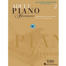 Adult Piano Adventures All-in-One Piano Course Book 2 - Book with Media Online