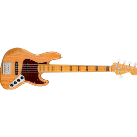American Ultra Jazz Bass® V, Maple Fingerboard, Aged Natural
