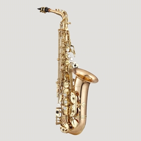 Antigua AS4240RLQ Powerbell Alto Saxophone | Red Brass Body & Lacquer Keys