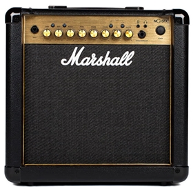 Marshall 15-watt, 4-channel 1x8" Guitar Combo Amplifier with 3-band EQ, Digital Effects/Reverb, Linn