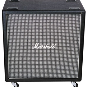 Marshall 100-watt 4x12" Straight Extension Guitar Amplifier Cabinet with Greenbacks