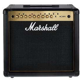 Marshall 50-watt, 4-channel 1x12" Guitar Combo Amplifier with 3-band EQ, Digital Effects/Reverb, FXp