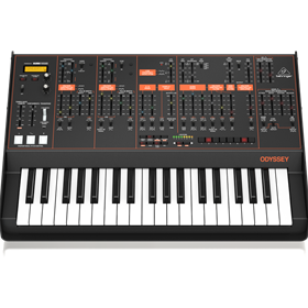 Analog Synthesizer with 37 Full-Size Keys, Dual VCOs, 3-Way Multi-Mode VCFs, 32-Step Sequencer, Arpe