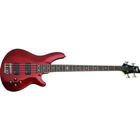 Schecter C-4-SGR-RED Metallic Red 4 String Bass With SGR Pickups And Gigbag SCH-3817