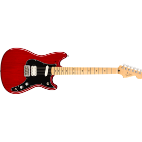 Player Duo-Sonic™ HS, Maple Fingerboard, Crimson Red Transparent