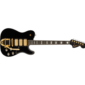 Parallel Universe Volume II Troublemaker Tele® Deluxe with Bigsby®, Ebony Fingerboard, Black