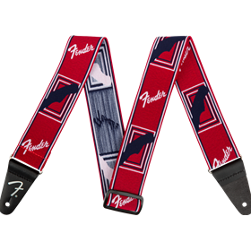 WeighLess™ Monogram Strap, Red/White/Blue, 2"