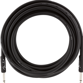 Professional Series Instrument Cable, Straight/Straight, 18.6', Black