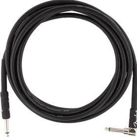 Professional Series Instrument Cable, Straight-Angle, 10', Black