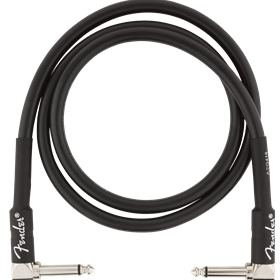 Professional Series Instrument Cables, Angle/Angle, 3', Black