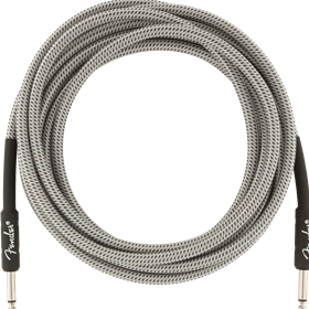 Professional Series Instrument Cable, 15', White Tweed