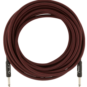 Professional Series Instrument Cable, 25', Red Tweed