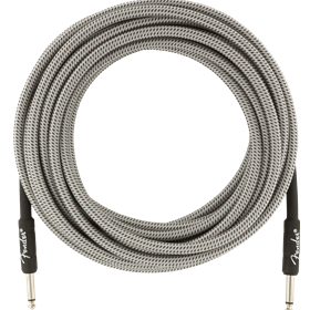 Professional Series Instrument Cable, 25', White Tweed