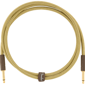 Deluxe Series Instruments Cable, Straight/Straight, 5', Tweed