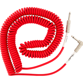 Original Series Coil Cable, Straight-Angle, 30', Fiesta Red