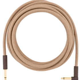 Festival Instrument Cable, Straight/Angle, 18.6', Pure Hemp, Natural