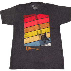 Charvel® Sunset T-Shirt, Charcoal, M