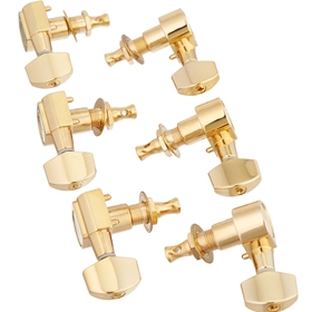 Ping, 6-in-Line Screwless Mount Geared Tuners, Gold