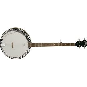 Washburn Americana Series 5-String Resonator Banjo with Rolled Brass Tone Ring