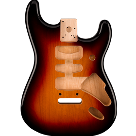 Deluxe Series Stratocaster® HSH, Alder Body, 2-Point Bridge Mount, 3-Color Sunburst