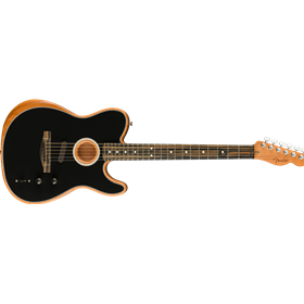 American Acoustasonic® Telecaster®, Ebony Fingerboard, Black