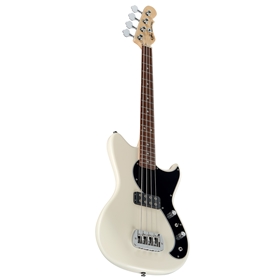 Tribute by G&L, Fallout Bass Olympic White w/ Brazilian Cherry fingerboard