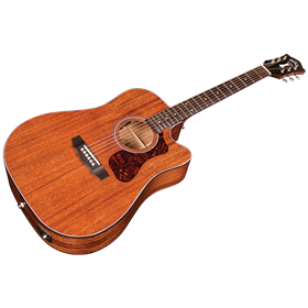 Guild D-120CE All Solid Acoustic Guitar, Natural