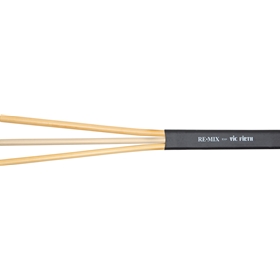 Vic Firth RE·MIX Brushes, Rattan/Birch