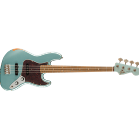 60th Anniversary Road Worn® Jazz Bass®, Pau Ferro Fingerboard, Firemist Silver