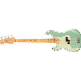 American Professional II Precision Bass® Left-Hand, Maple Fingerboard, Mystic Surf Green