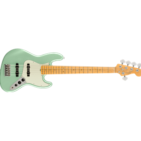 American Professional II Jazz Bass® V, Maple Fingerboard, Mystic Surf Green