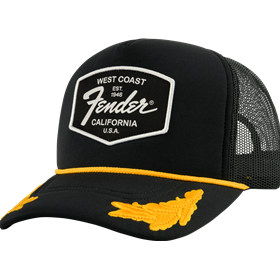 Fender® Scrambled Eggs Hat, Black