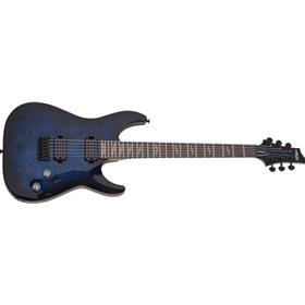 Omen Elite-6 Electric Guitar, See-Thru Blue Burst
