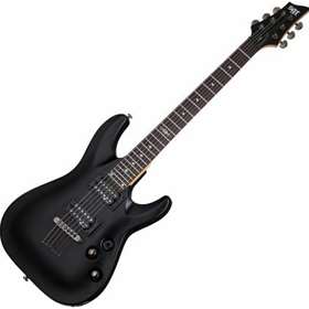 C-1 Sgr By Schecter Gloss Black w/ Gig Bag