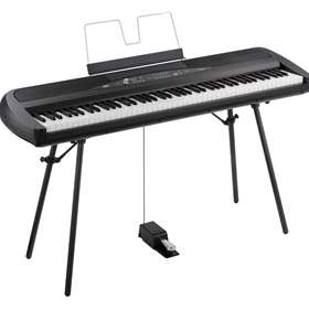 Korg Sp280 lightweight 88-key NH action digital piano. Inc Speakers, Stand, and Pedal