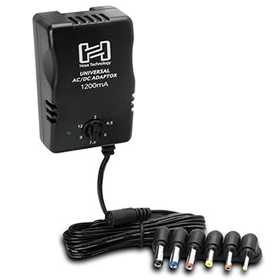 HOSA Universal Power Adaptor, Selectable up to 12 VDC 1200 mA