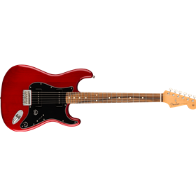 Noventa Stratocaster®, Pau Ferro Fingerboard, Crimson Red Transparent